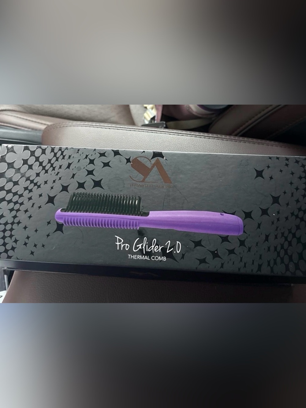 SA Straight Ahead Pro Glider 2.0 Thermal Comb Hair Straightener
